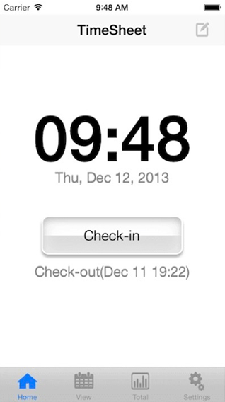 TimeSheet screenshot 2